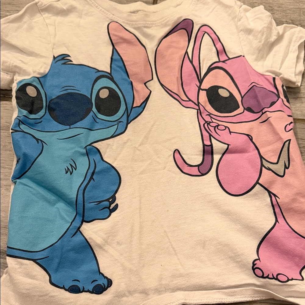 Disney Stitch and Angel Graphic T-Shirt 5T